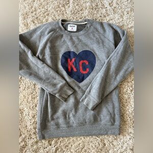 Vintage Charlie Hussle Gray KC Heart Sweatshirt
